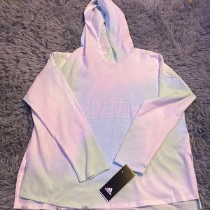 Adidas tye dye light weight sweatshirt
